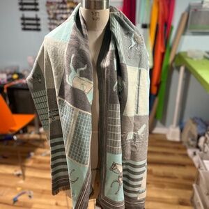 Horse Shawl- Charleston Shoe- Brand New with Tags- NS